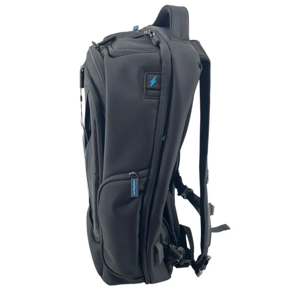 Naztech SmartPack Charging Backpack – Power On the Go, Black
